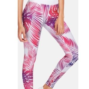 Palm print leggings